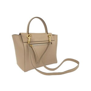 Celine Belt Leather Bag Grained Calfskin Bum Body